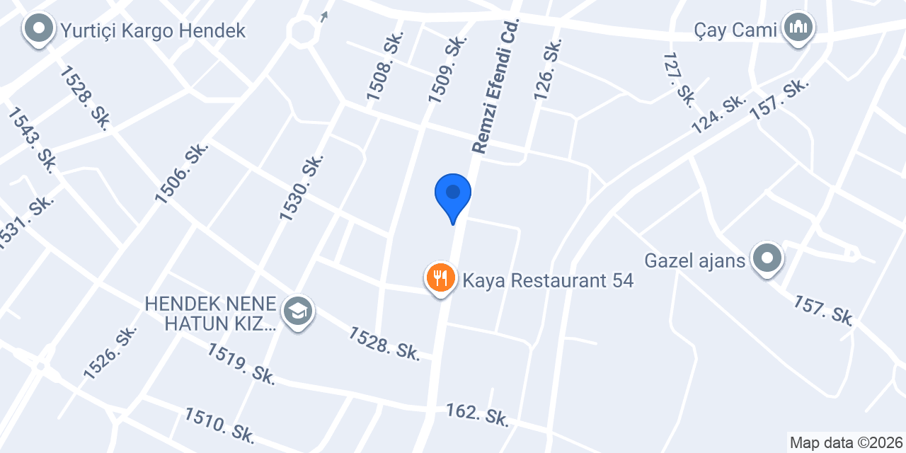 Hendek Elektrikçi konumu