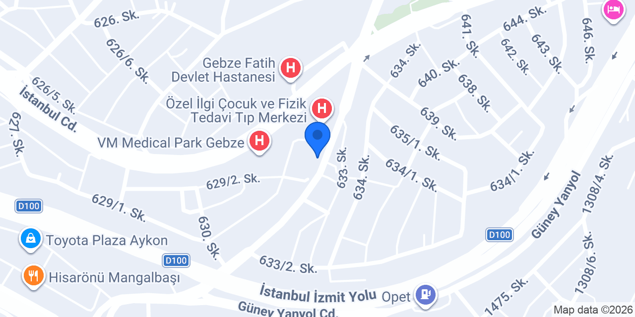 Gebze Kokoreç konumu