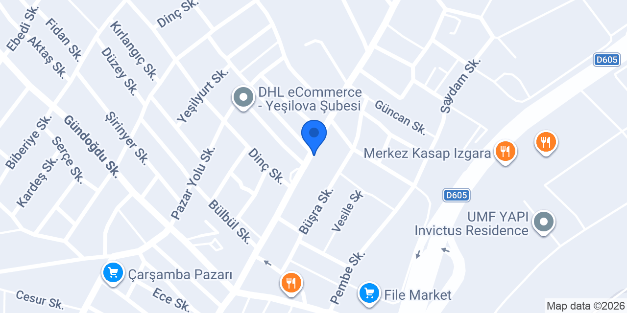 Hasçevik Zemin Market konumu