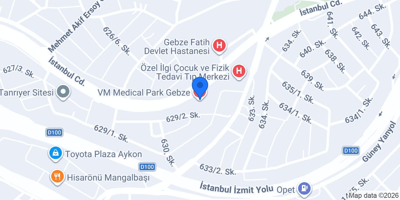 Uzm. Dr. Begüm Kavaklı konumu
