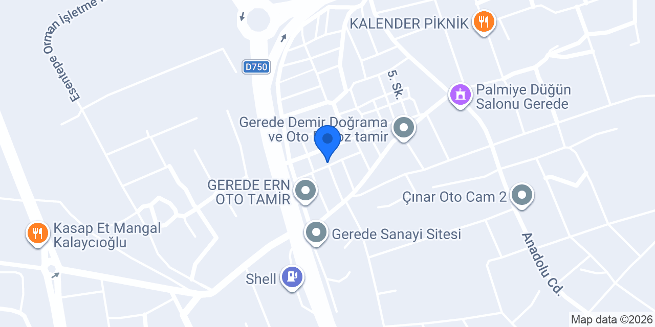 Elik Mobilya konumu