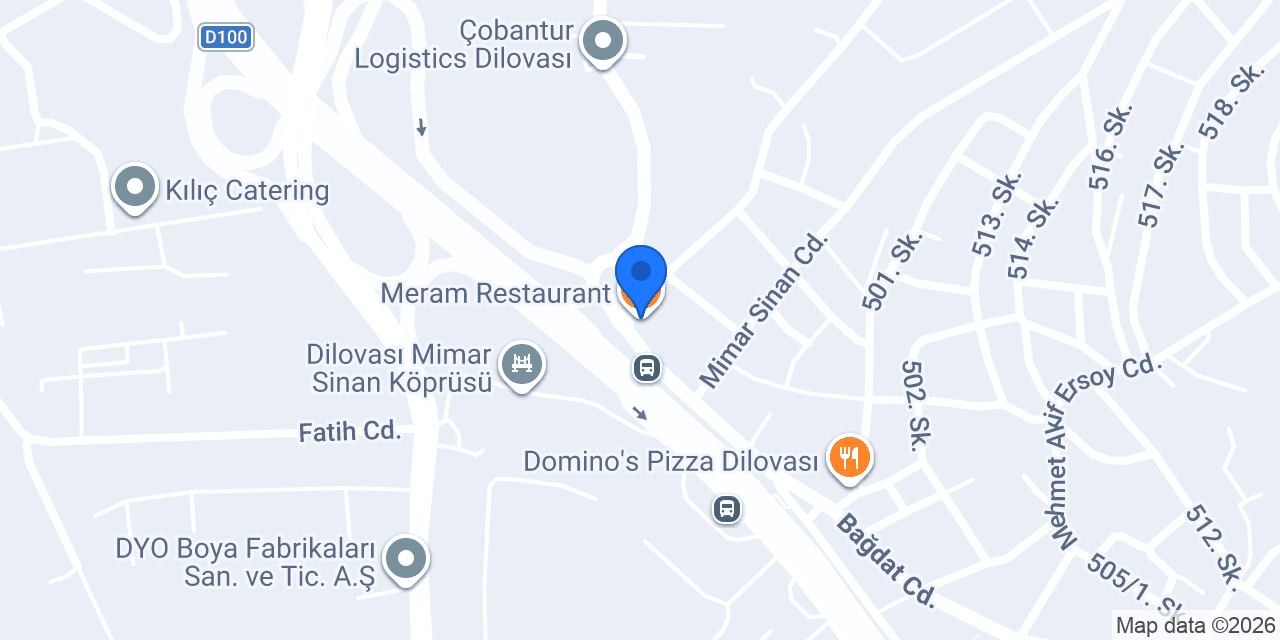 Meram Restaurant konumu