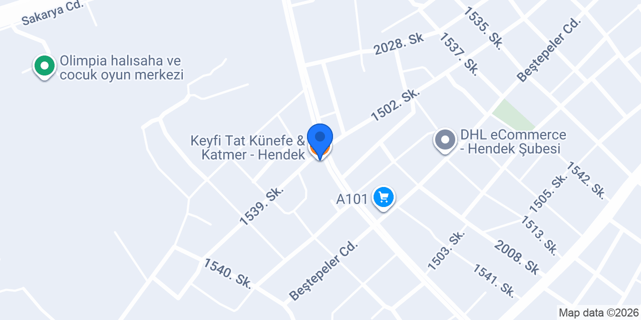Keyfi Tat Künefe & Katmer - Hendek konumu