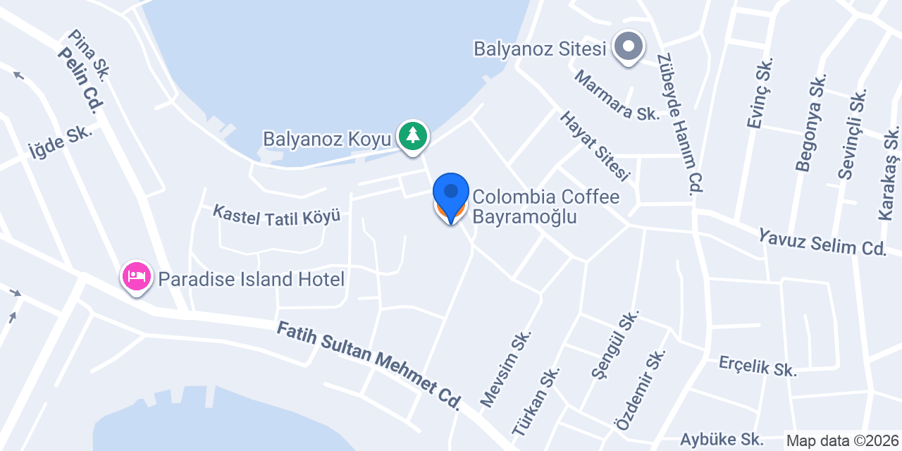 Colombia Coffee Bayramoğlu konumu