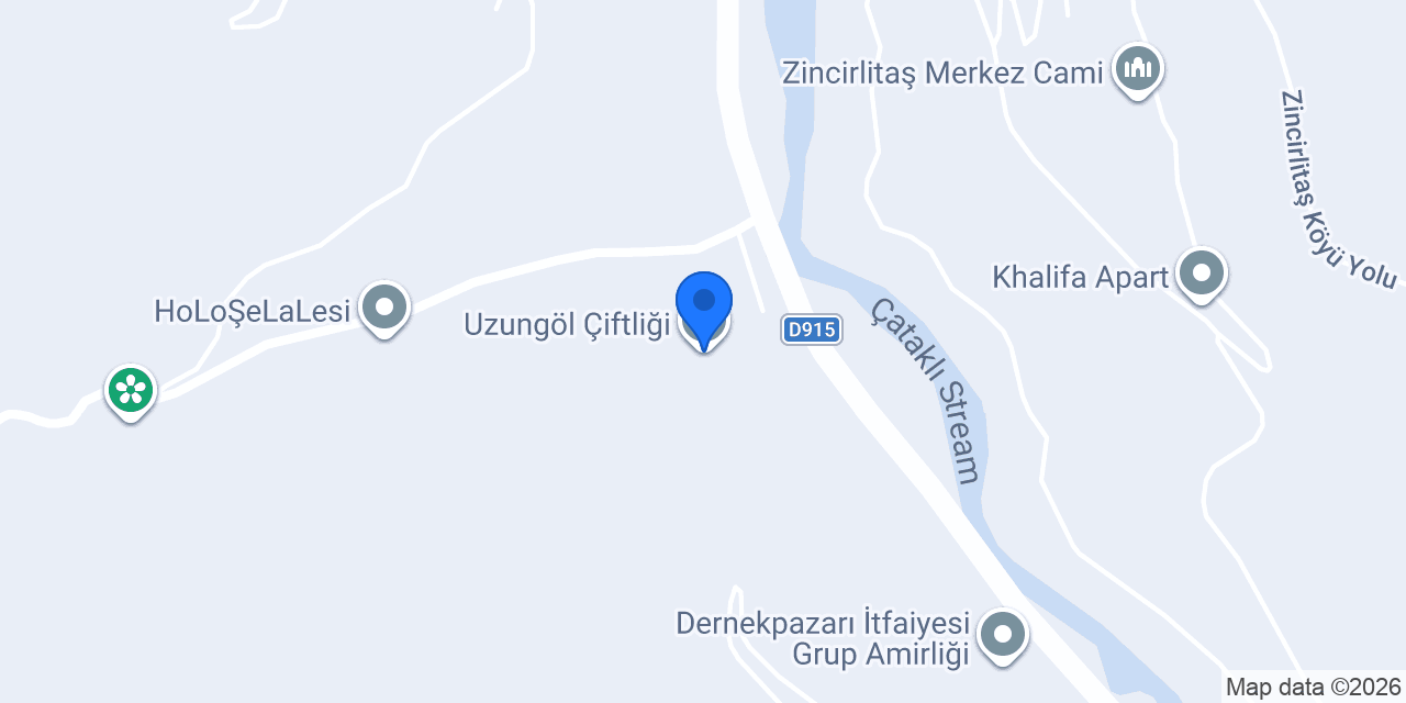 Uzungöl Çiftliği konumu