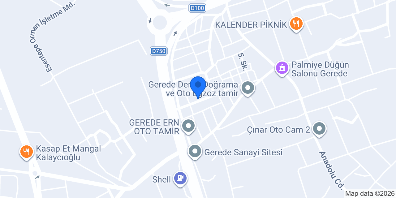 kadıoğlu otomotiv konumu