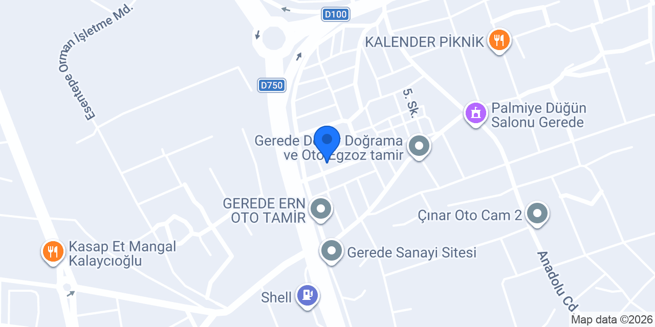 Sanayi Esnaf Lokantası konumu