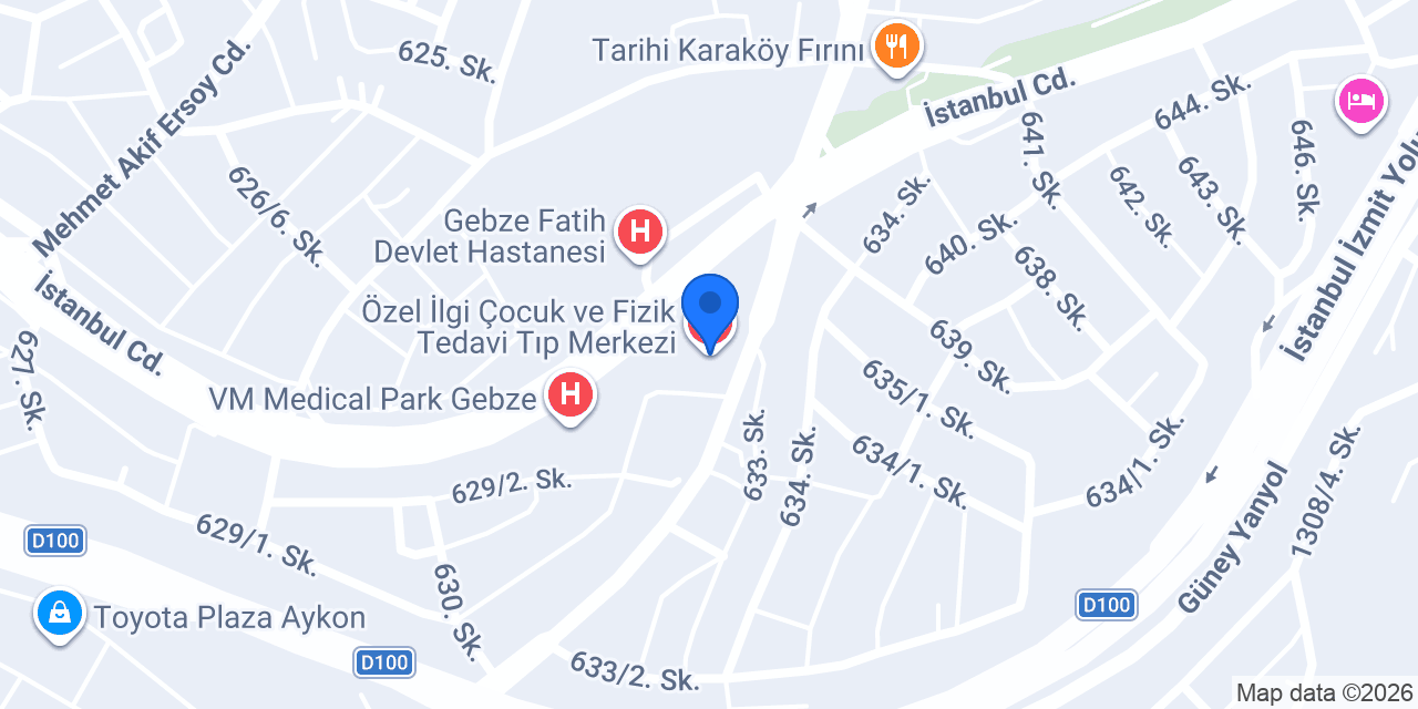 Uzm. Dr. Gülsüm Mammadli konumu