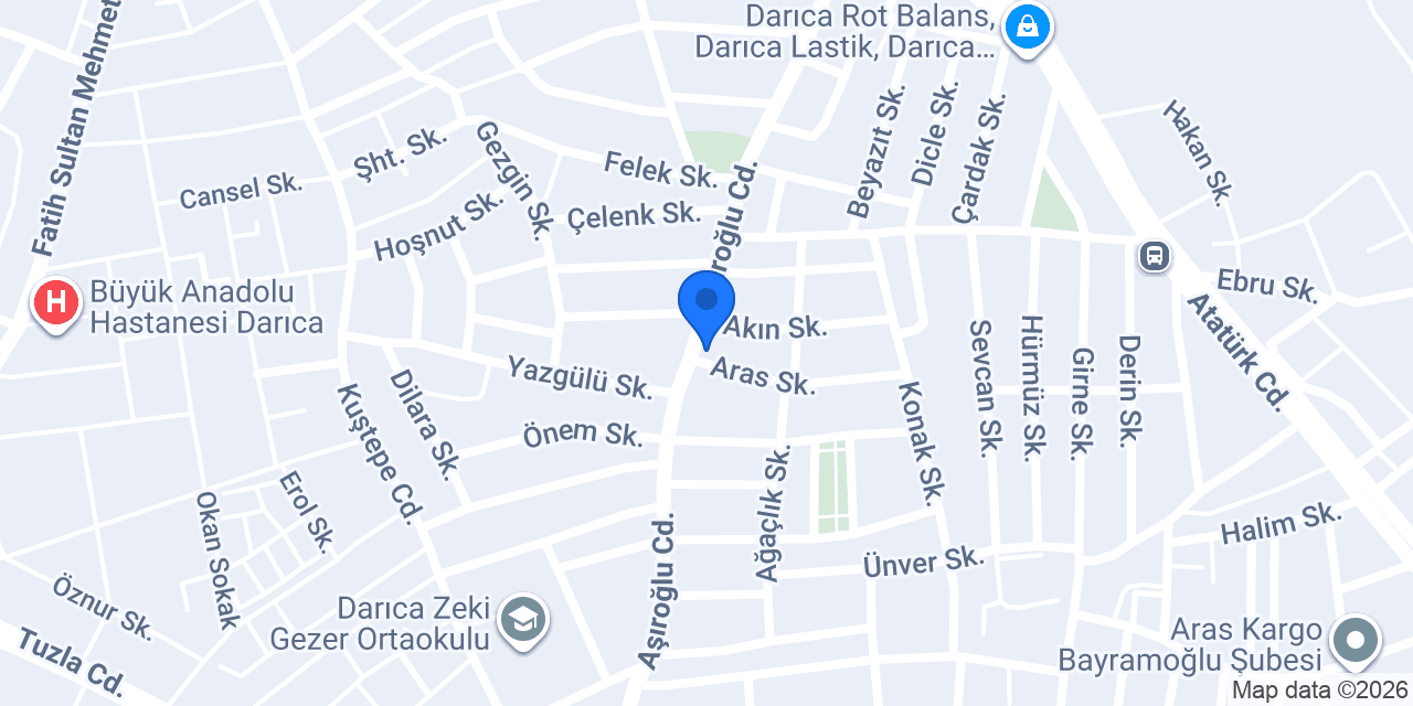 Stüdyo Rekor konumu
