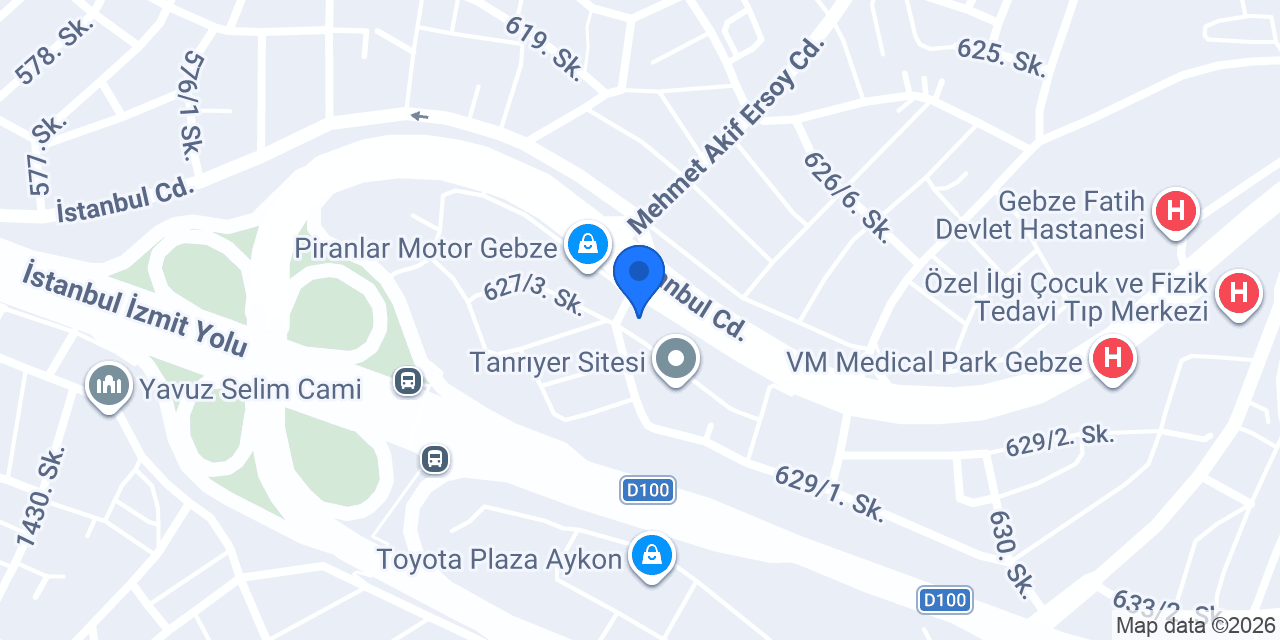 Tanyeri Sitesi konumu