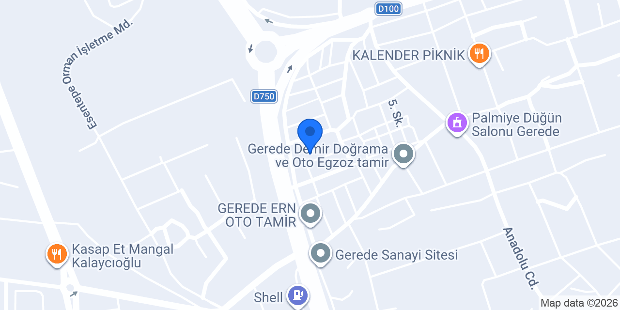 Mesleki Eğitim Merkezi konumu