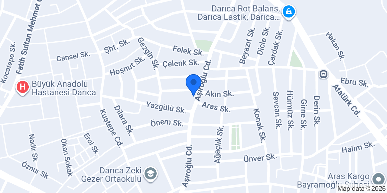 Sevilen Anahtar ve Çilingir konumu