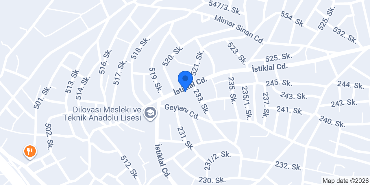 TUANA OTO AKSESUAR konumu