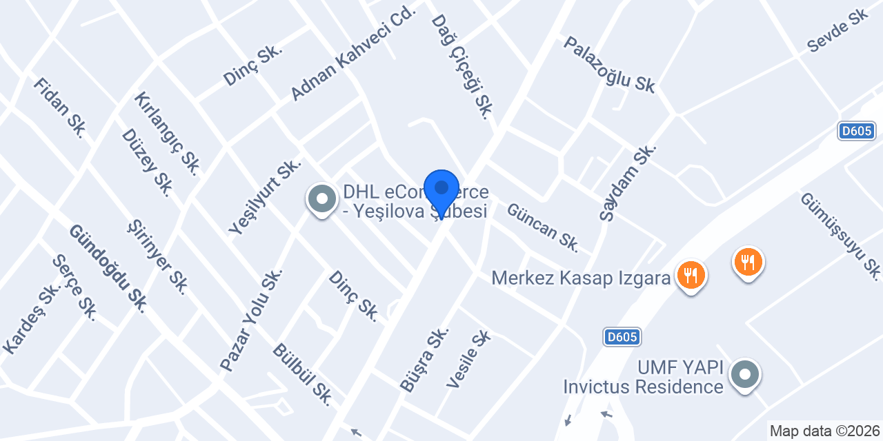 Ekleristan Yeşilova Şubesi konumu