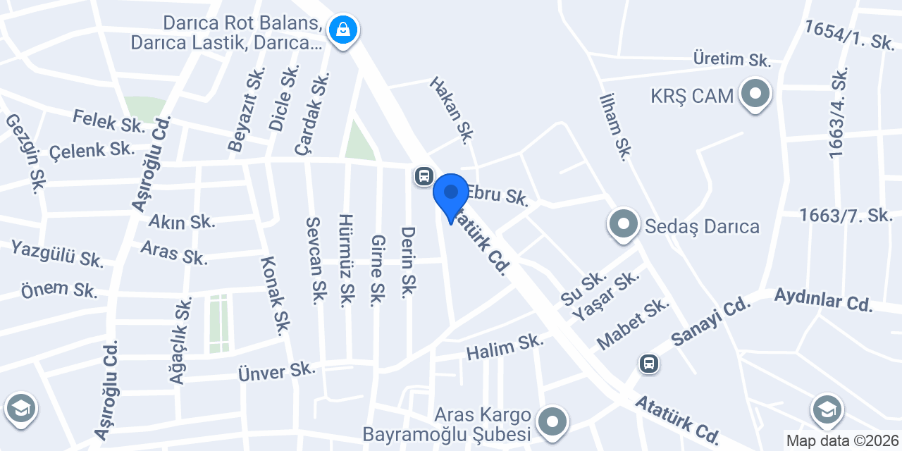 Aydın Otomotiv konumu
