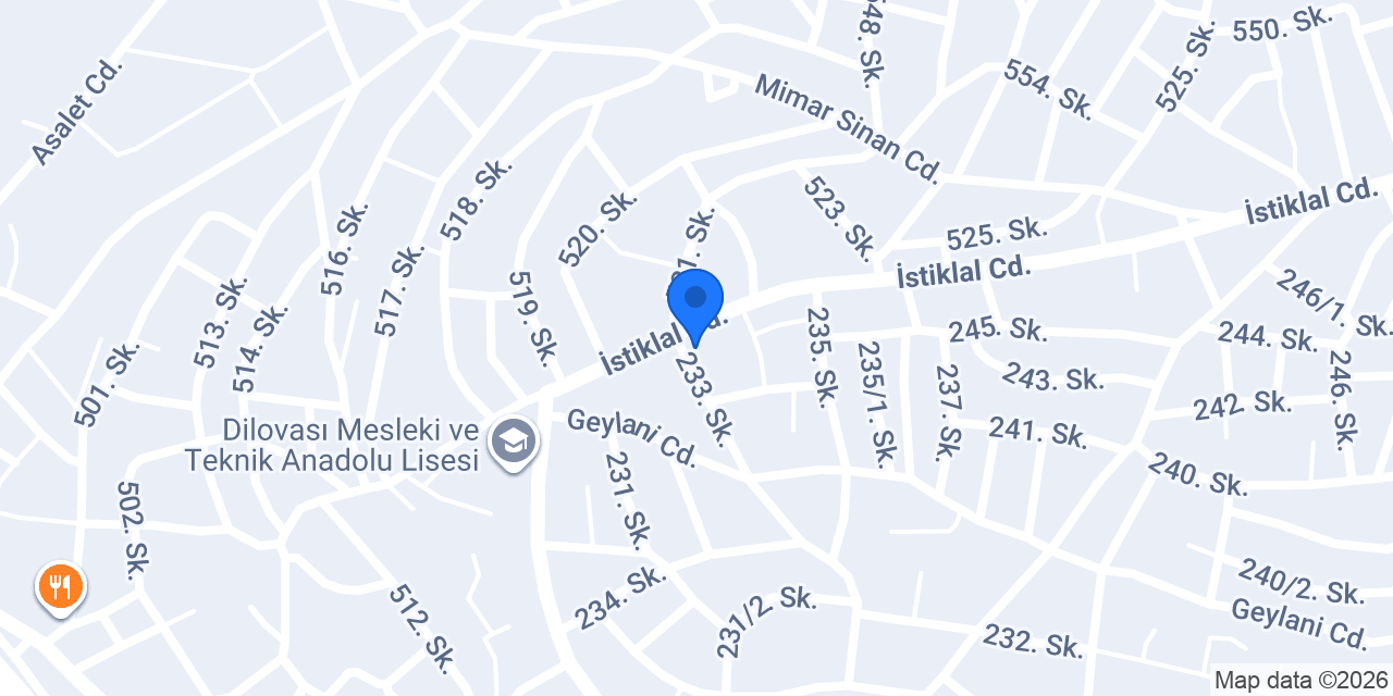 Meral İnşaat Yapi Market konumu