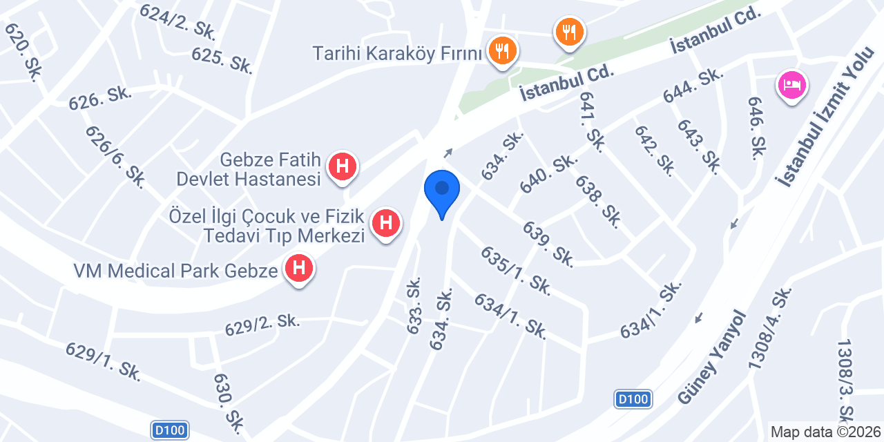 Garipoğlu Endüstri Yapı A.Ş konumu