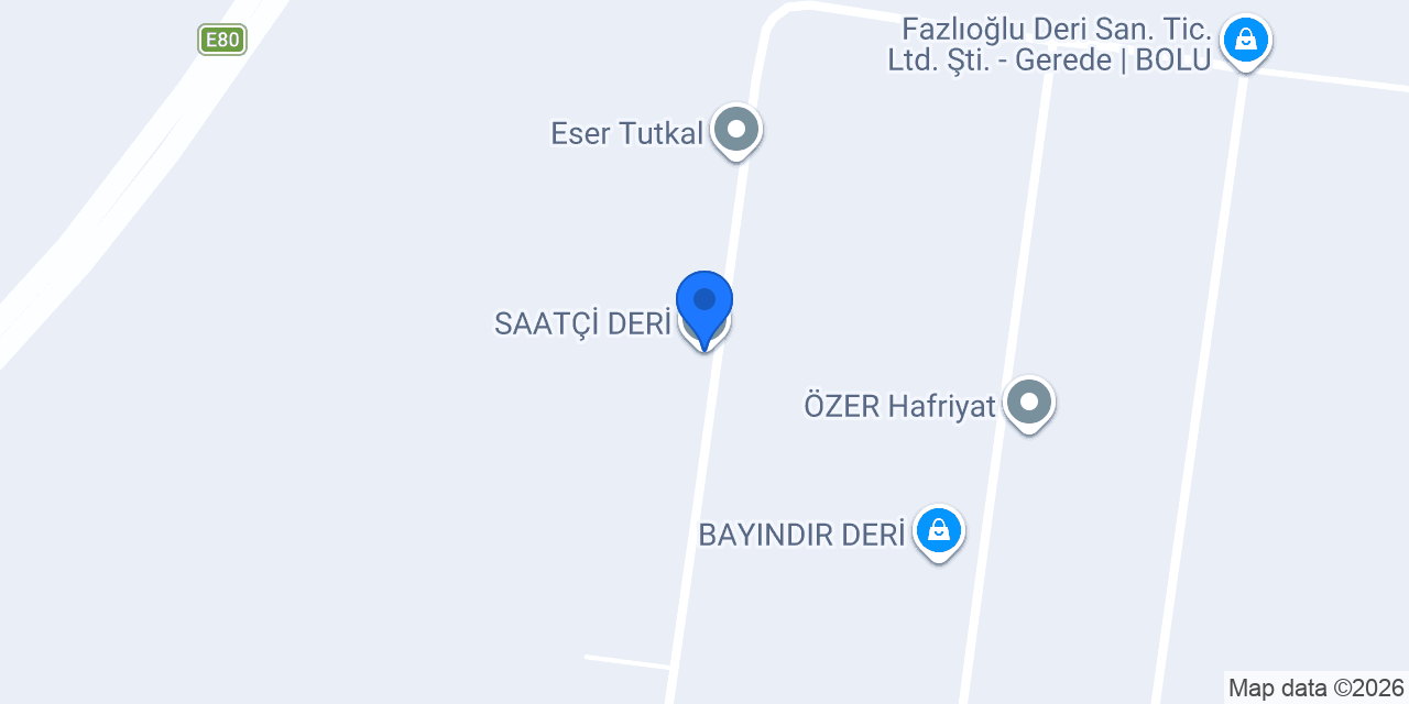 SAATÇİ DERİ konumu