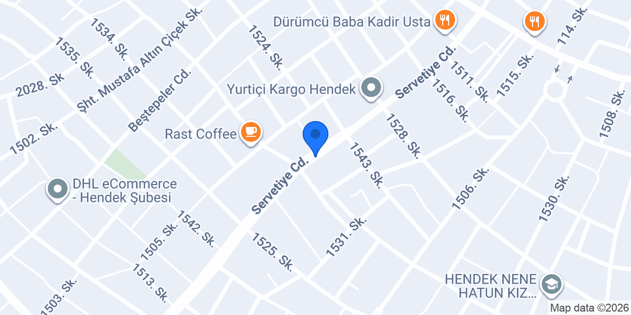 Ezgi Mobilya konumu