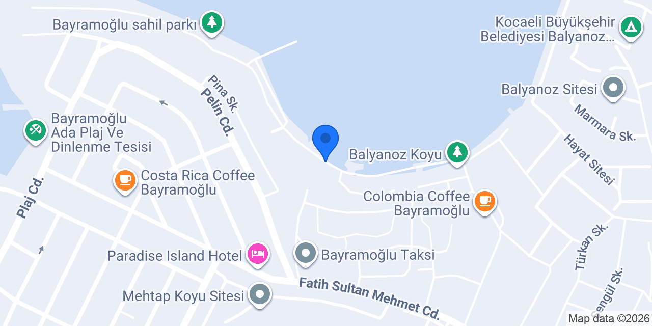 Bayramoğlu Yat Kiralama konumu