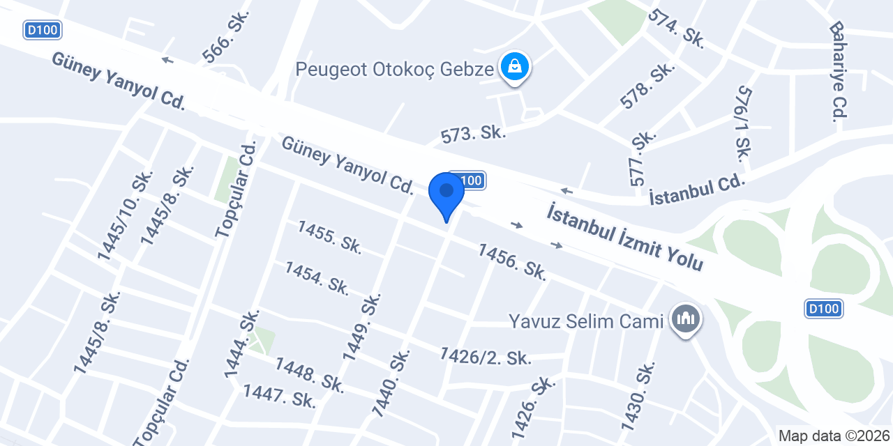 Mikron Boya Merkezi Karalar Otomotiv konumu