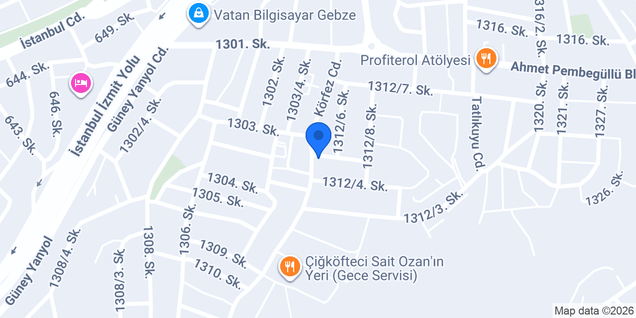 Tatoğlu Fırın Pastanesi konumu