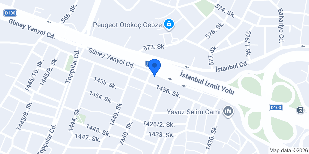 Modalife Gebze konumu