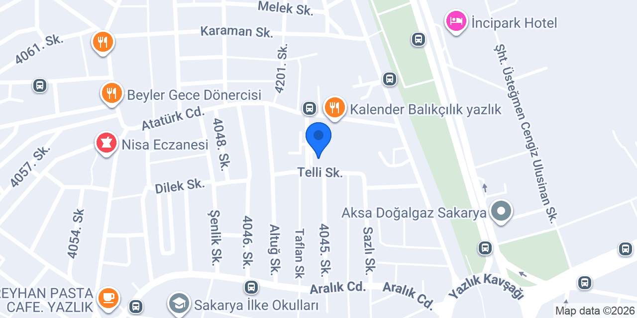 Ensar evden eve nakliyat konumu
