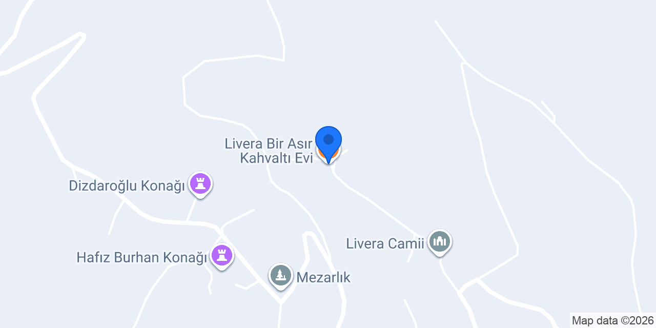 Livera Bir Asır Kahvaltı Evi konumu