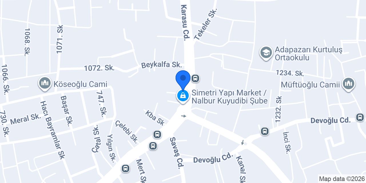 Sakarya Cam Balkon - Durmuş Alüminyum konumu