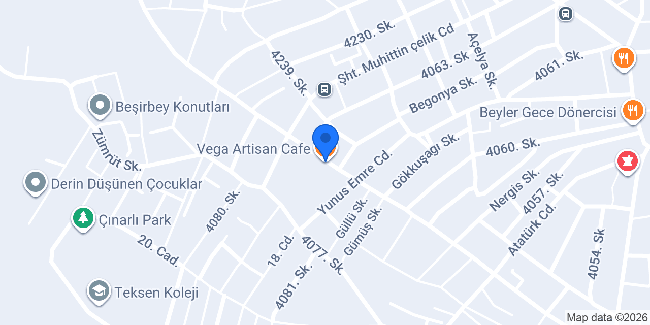 Vega Artisan Cafe konumu