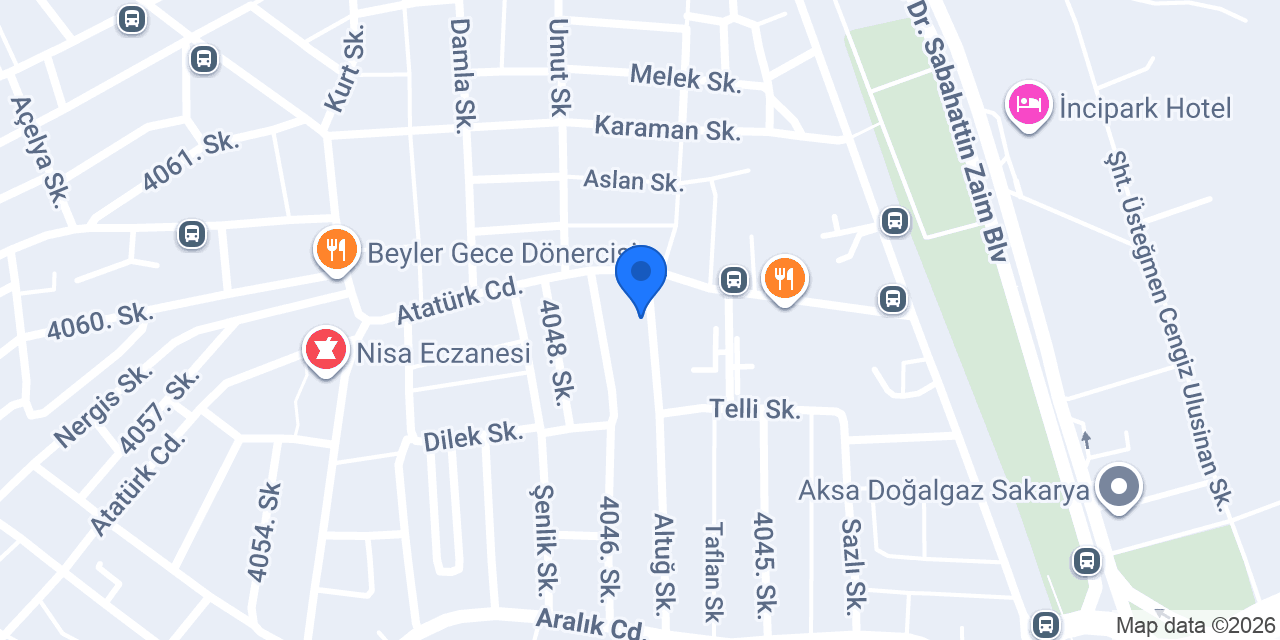 Antepce Kadayıf YAZLIK konumu