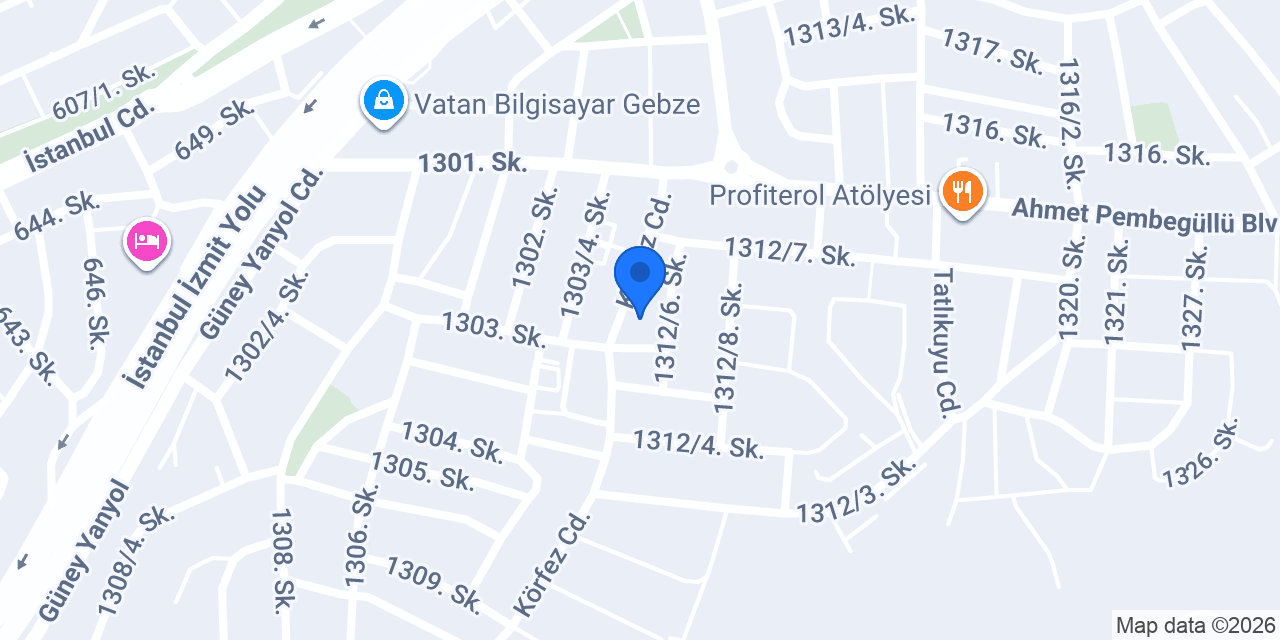 VADİ BÖREK CAFE konumu