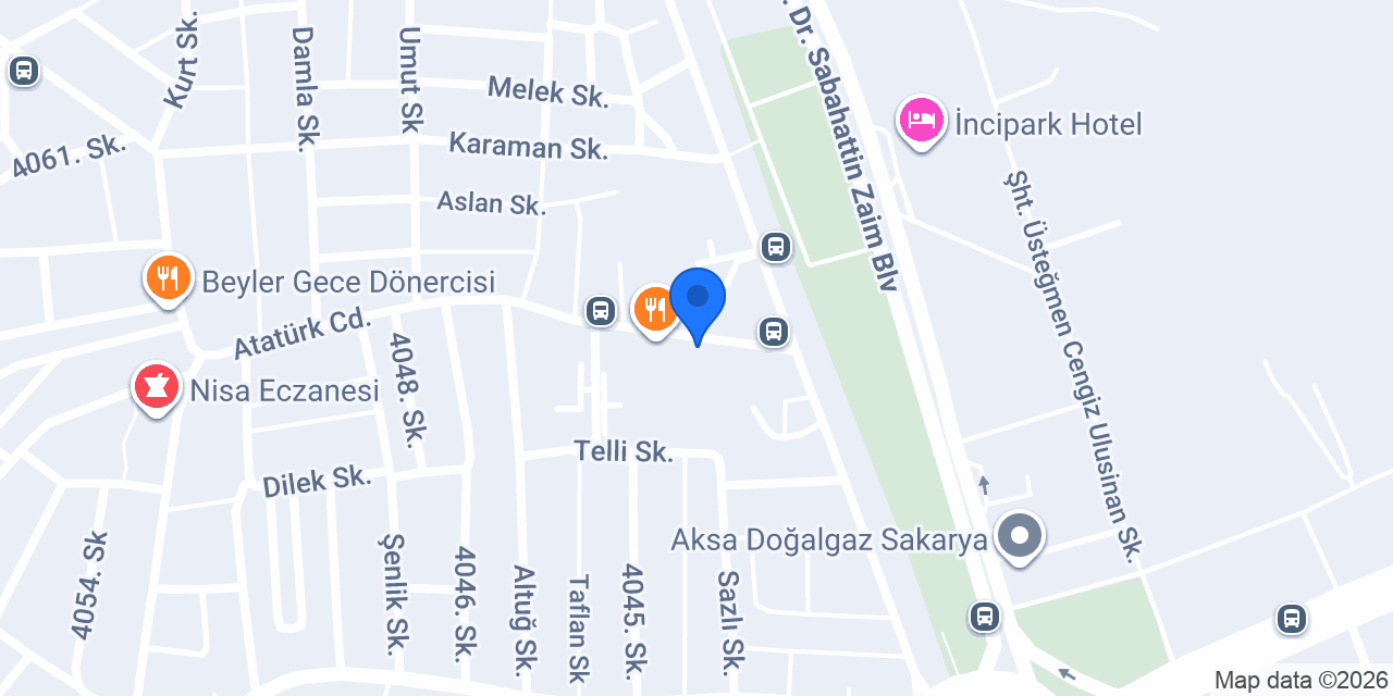 Serdivan Çiçek konumu