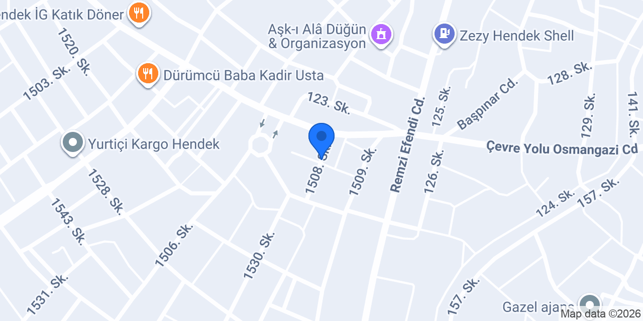 Emel Burcu gıda toptan maddeleri konumu