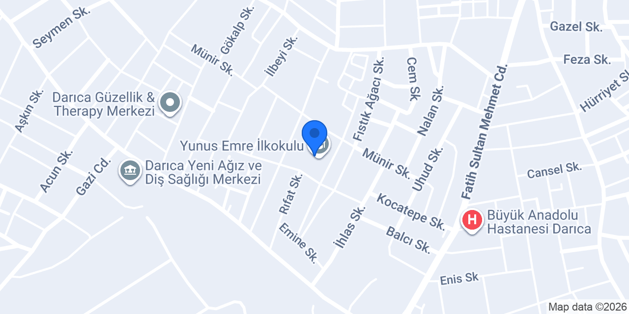 Yunus Emre İlkokulu konumu