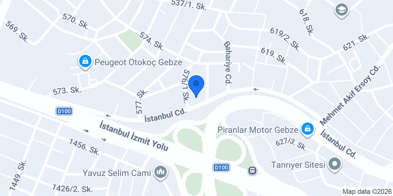ERA Koleji Gebze Kampüsü konumu