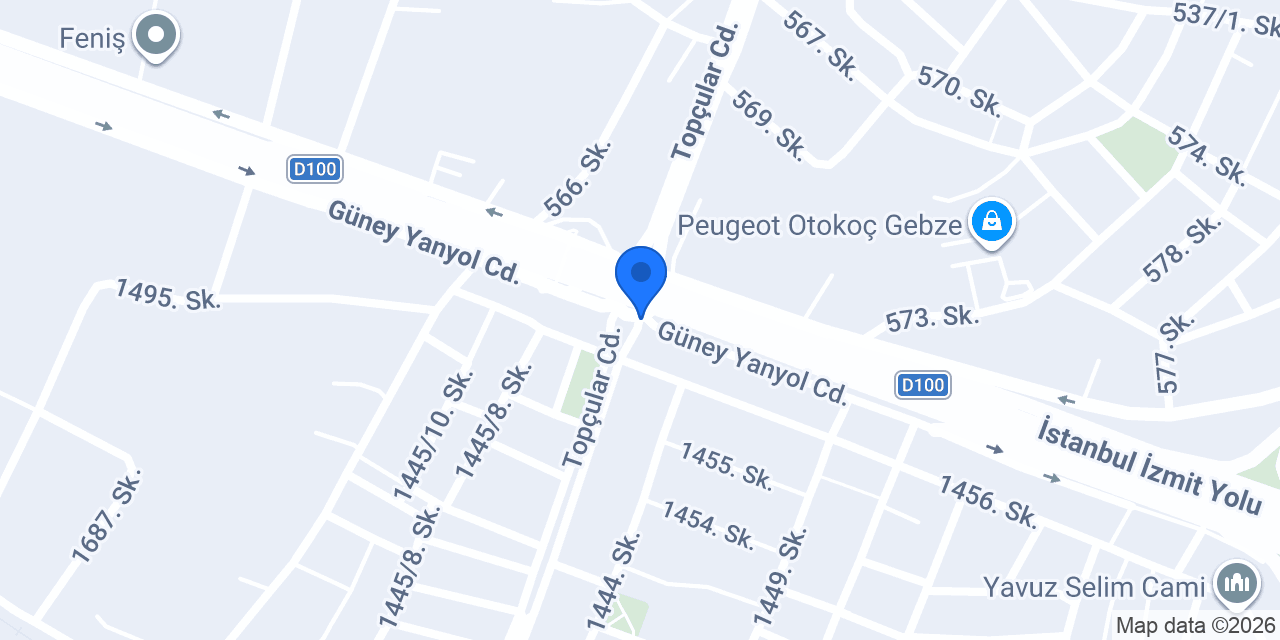 PALANDÖKEN HAFRİYAT konumu