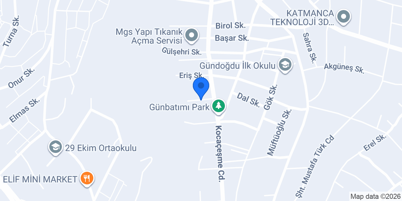 Işık Köşkü konumu