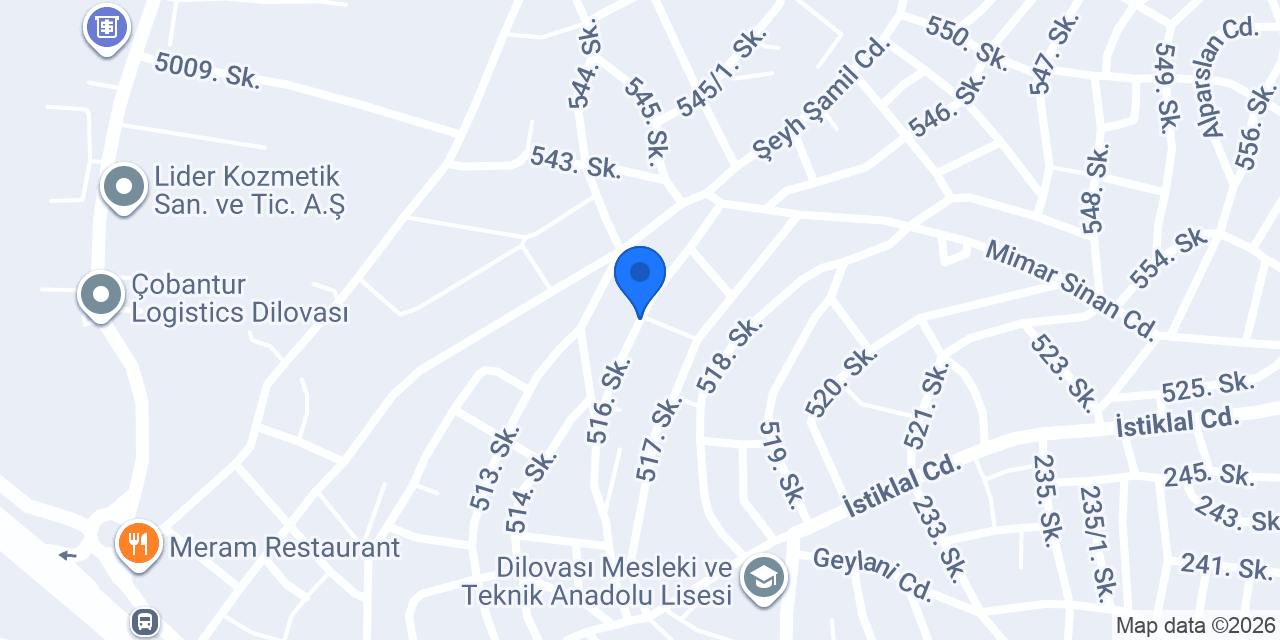 Aslan inşaat konumu