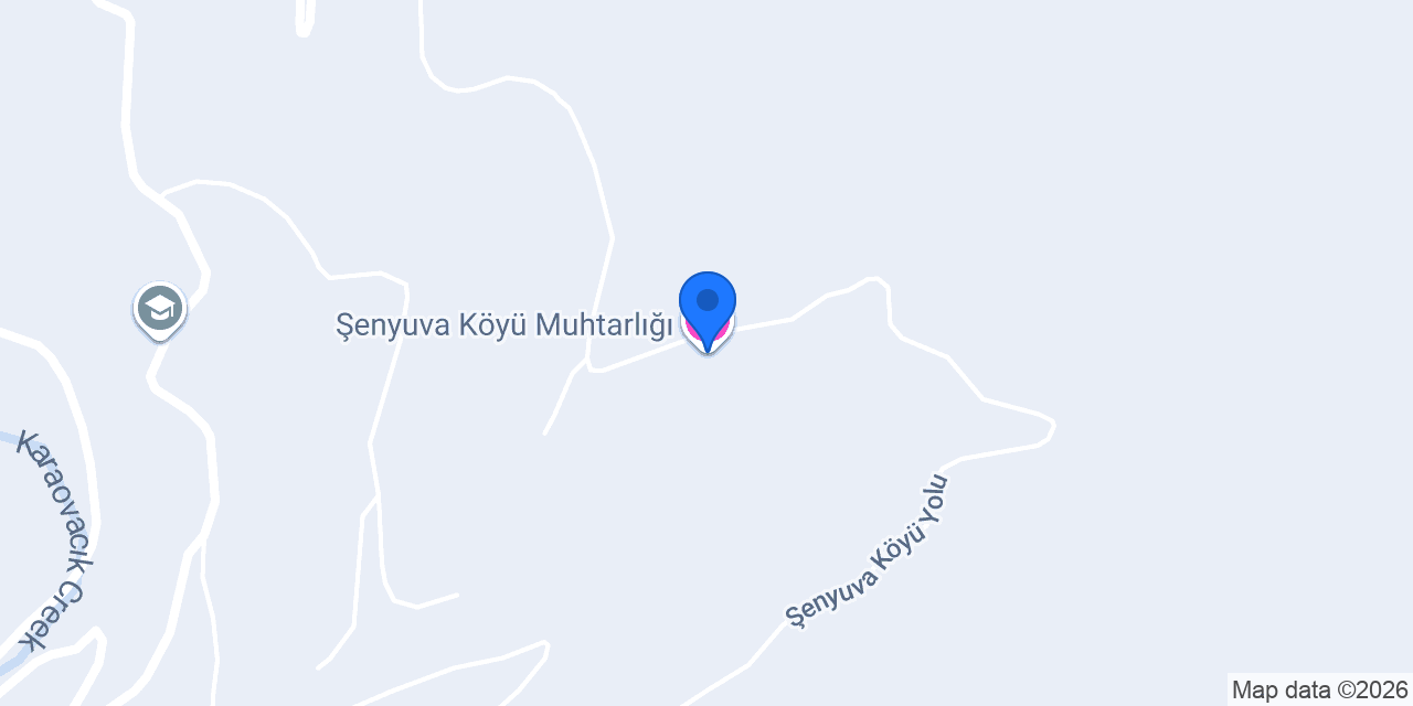 Şenyuva Köyü Muhtarlığı konumu