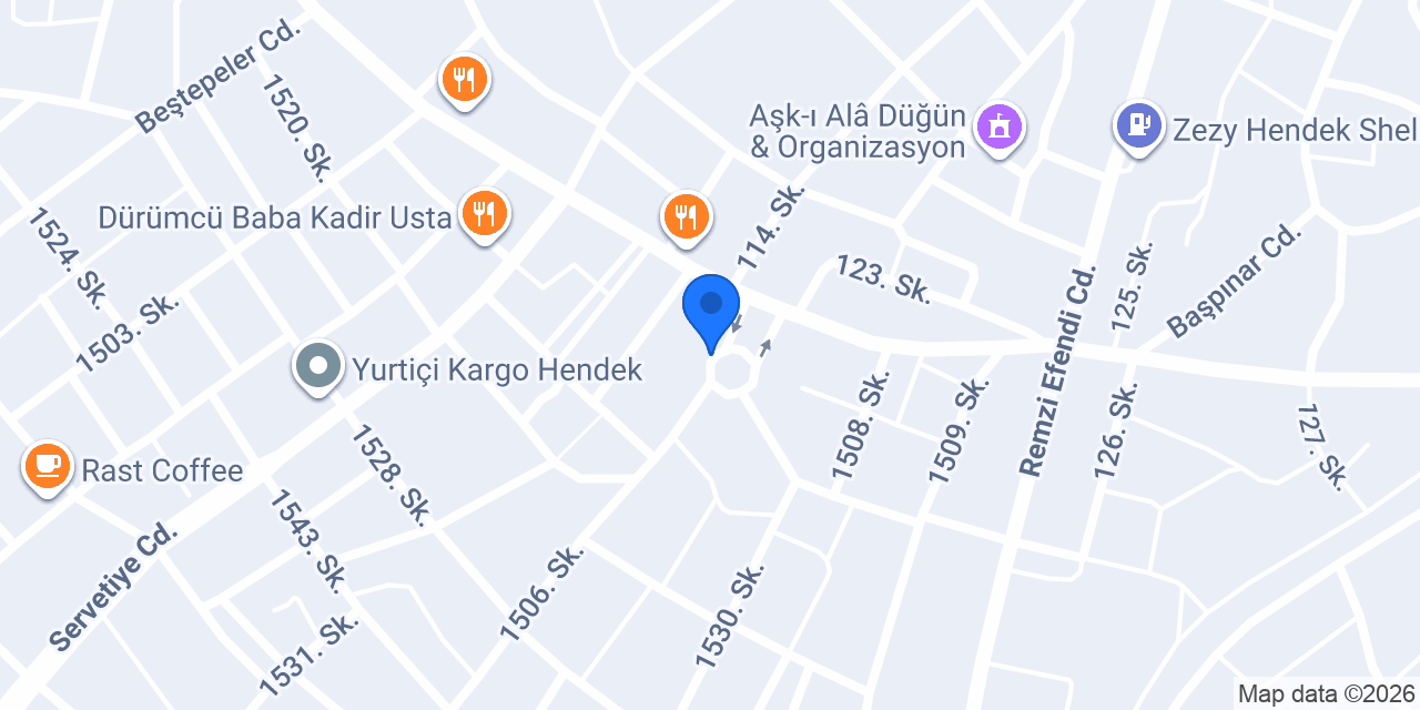 Nevatek Yapı Market konumu