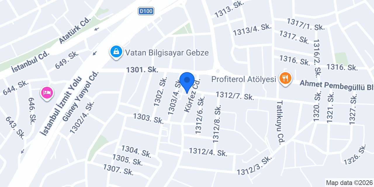Marshall - Akgüre Yapı Market konumu