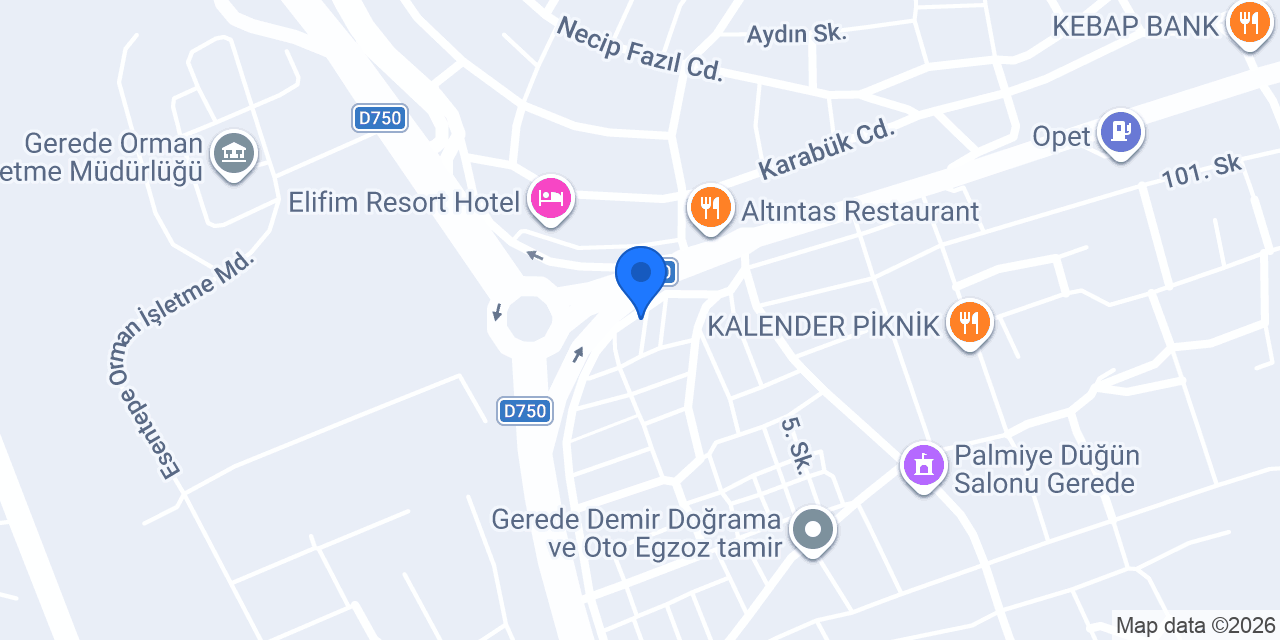 Özen Oto Sadi Usta konumu