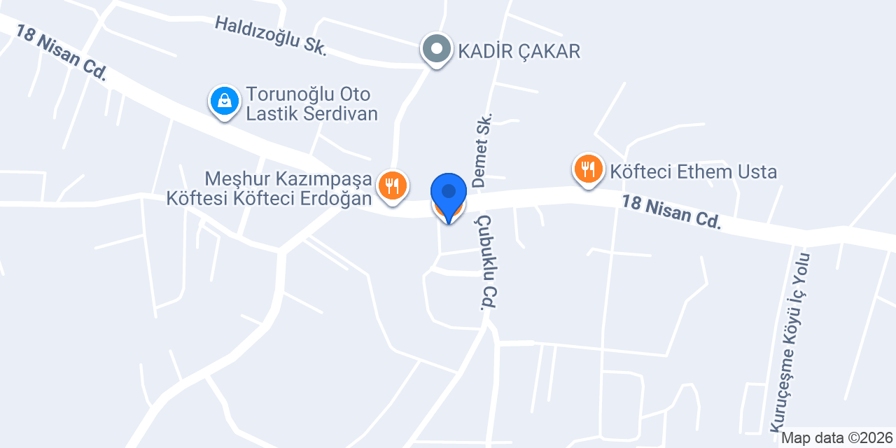 Kazım Paşa Köfteci Mustafa konumu