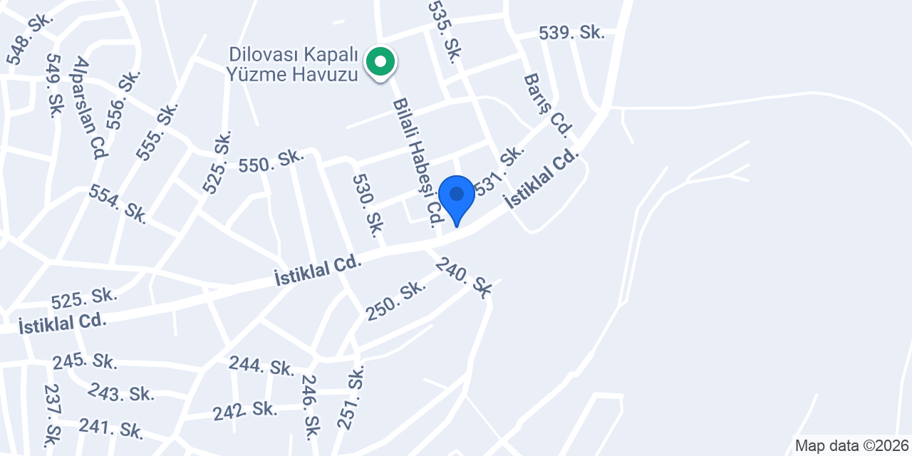 Özkol pide kebap salonu konumu