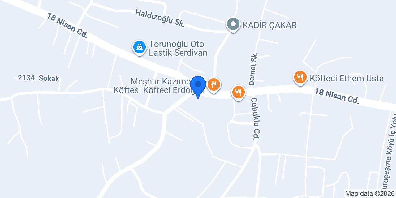 Paşa Yemek SALONU konumu