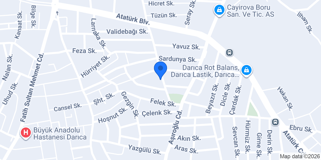 DERENPEN ÇORUH YAPI TİCARET konumu