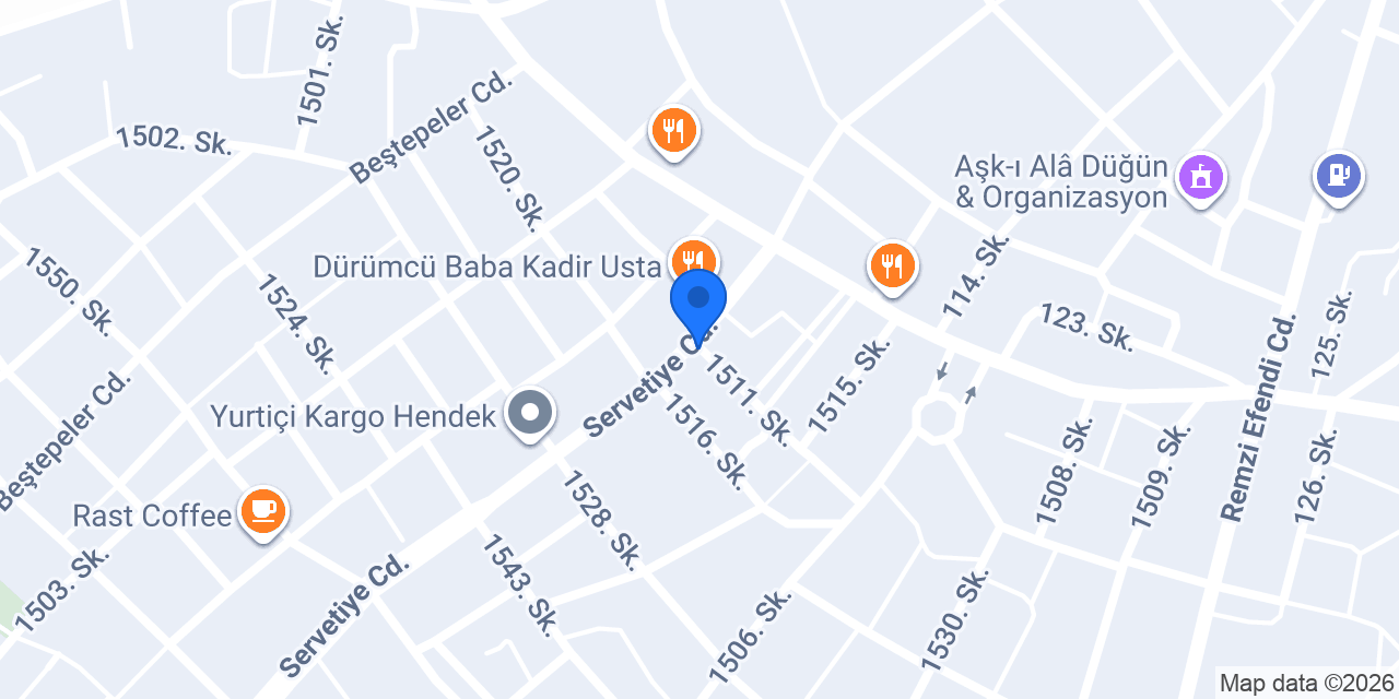 Etsever Steakhouse konumu