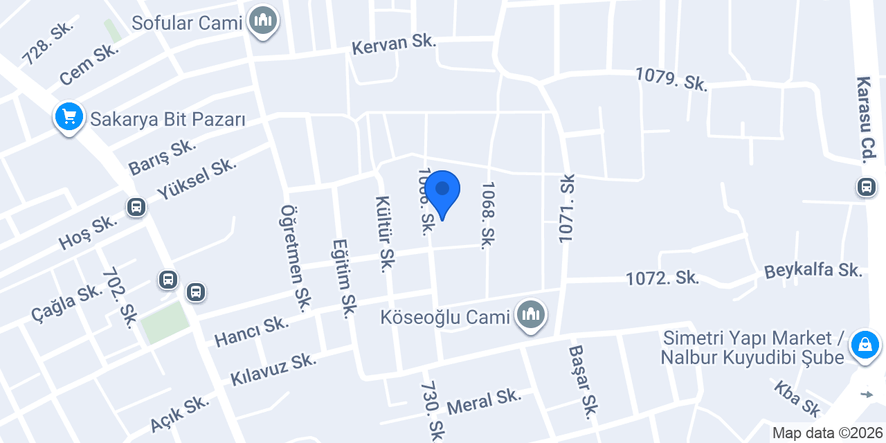 Begonvil konaklama konumu